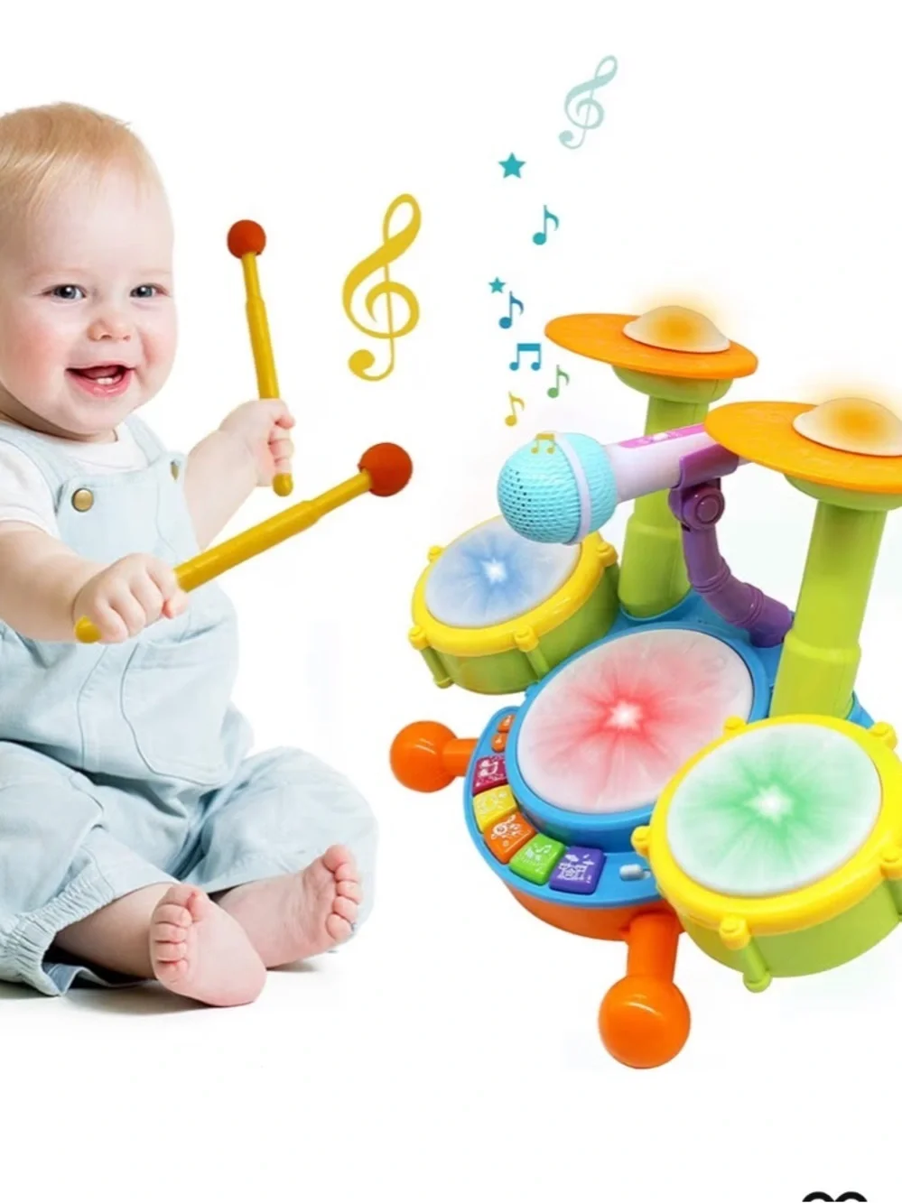 Drum Set for Toddlers, Kids Musical Instruments 072
